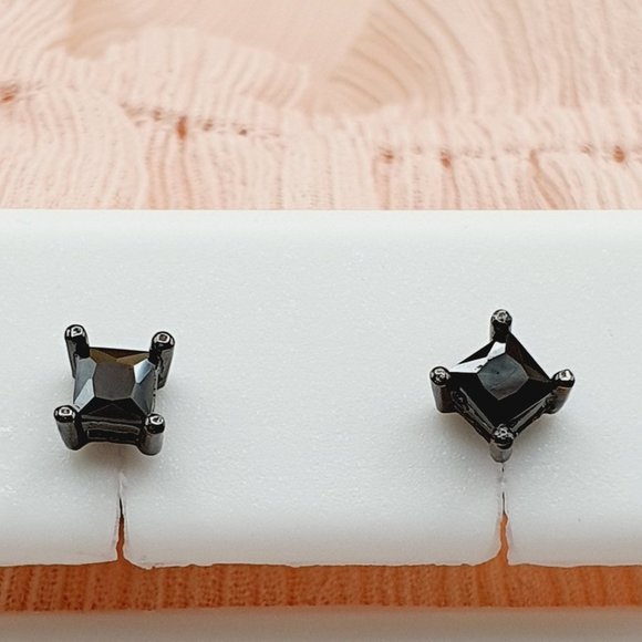 "3MM S925 Sterling Silver CZ Stud Earrings for Women/Girl, US19251019